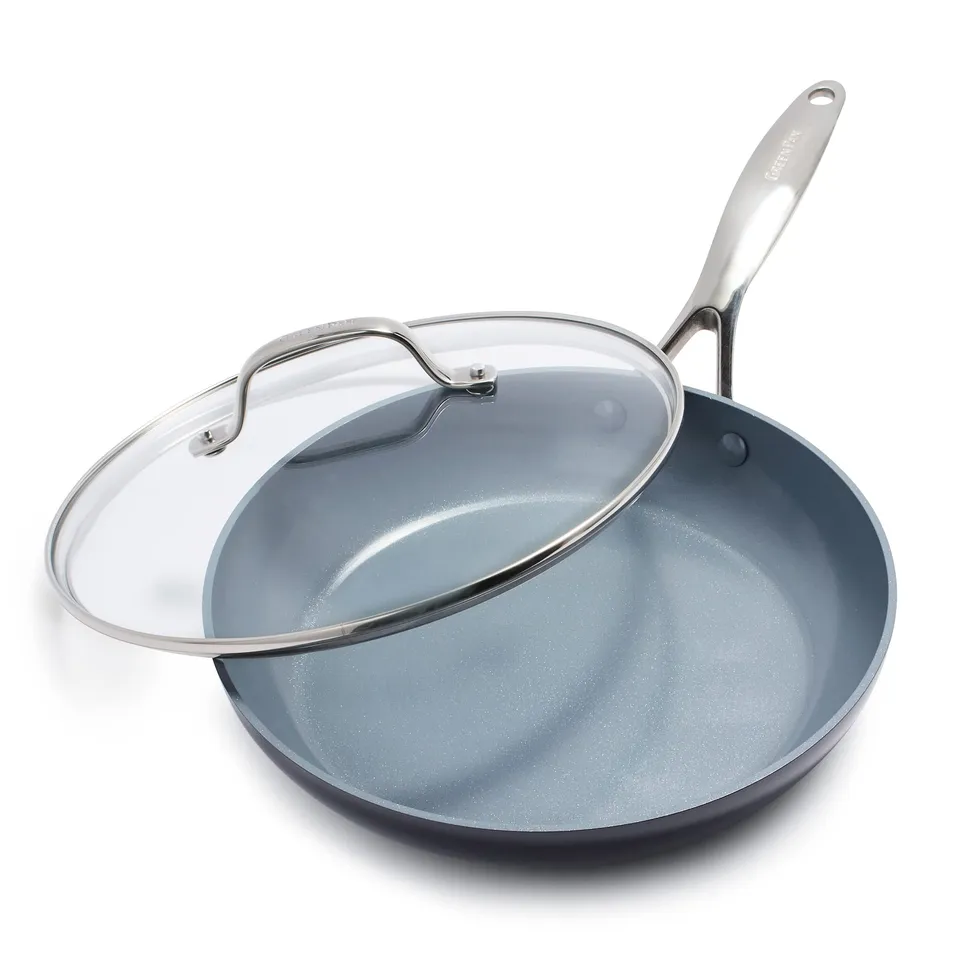 greenpan-valencia-pro-padella-26-cm-con-coperchio-antiaderente-ceramico-senza-pf image 1