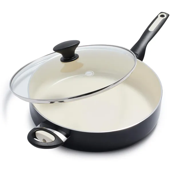greenpan-rio-padella-saut-antiaderente-in-ceramica-senza-pfas-30-cm-4-8-l-con-co image 1
