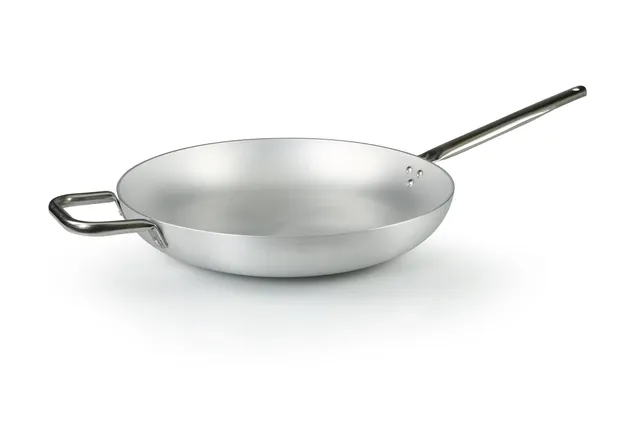 barazzoni-padella-professionale-40-cm-alluminio-puro-99-5-manico-e-maniglia-in-a image 1