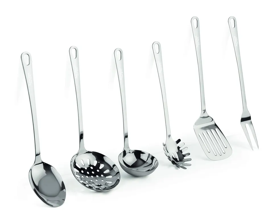 barazzoni-set-mestoli-6-pezzi-acciaio-inox-18-10-gli-indispensabili-in-cucina-pf image 1