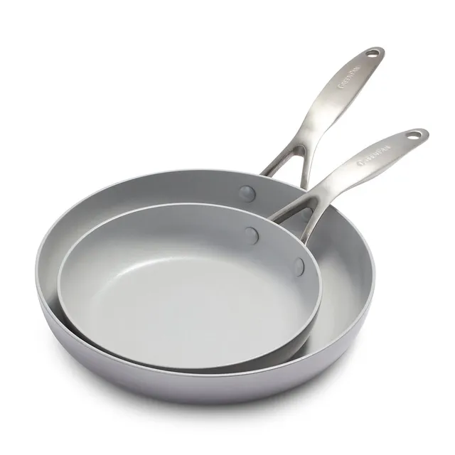 greenpan-venice-pro-tri-ply-set-2-padelle-20-e-26-cm-antiaderente-in-ceramica-se image 1