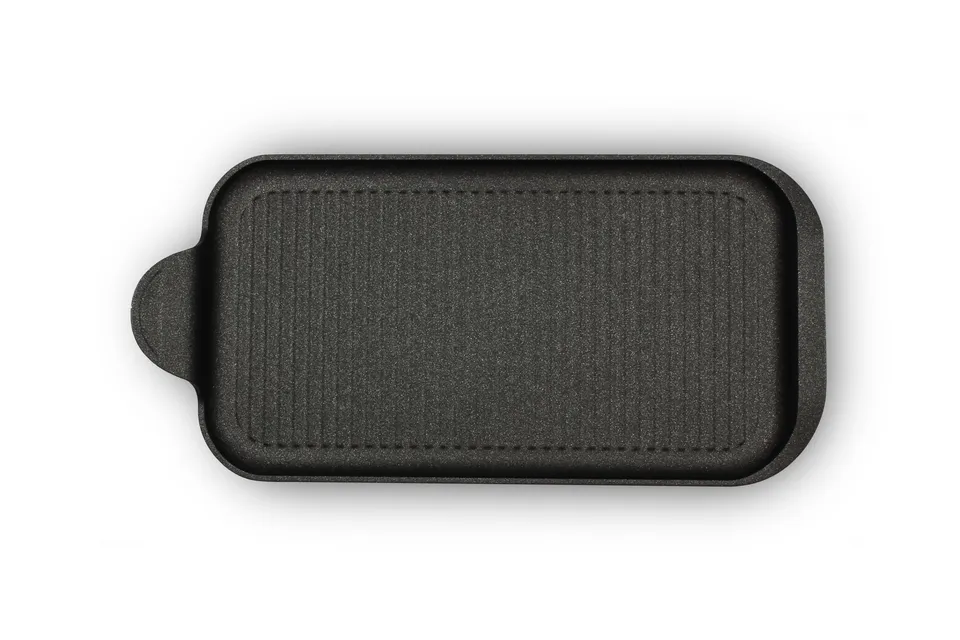 risoli-explora-fingergrill-piastra-antiaderente-32x16-cm-alluminio-fuso-per-barb image 1