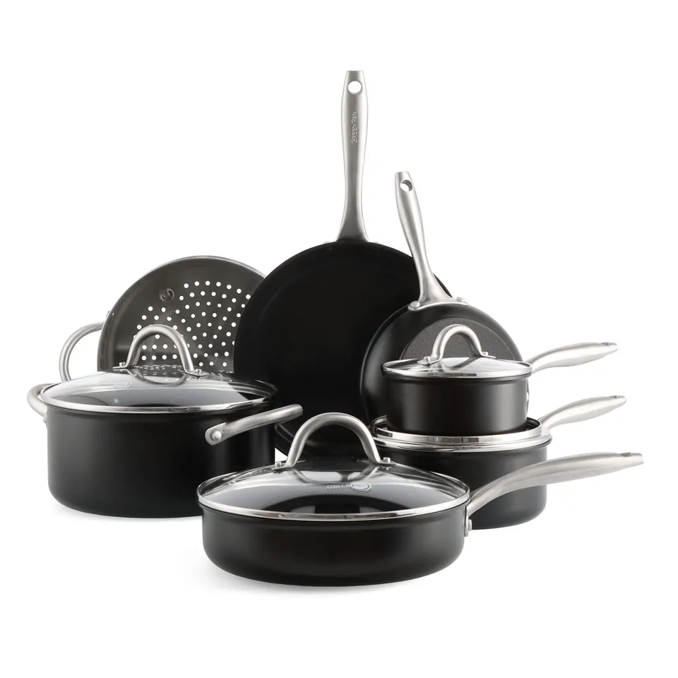 greenpan-lima-midnight-set-pentole-e-padelle-in-alluminio-anodizzato-duro-con-ce image 1