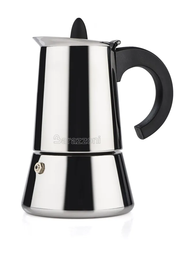 barazzoni-caffettiera-inox-2-tazze-certificata-aicaf-acciaio-inox-18-10-induzion image 1