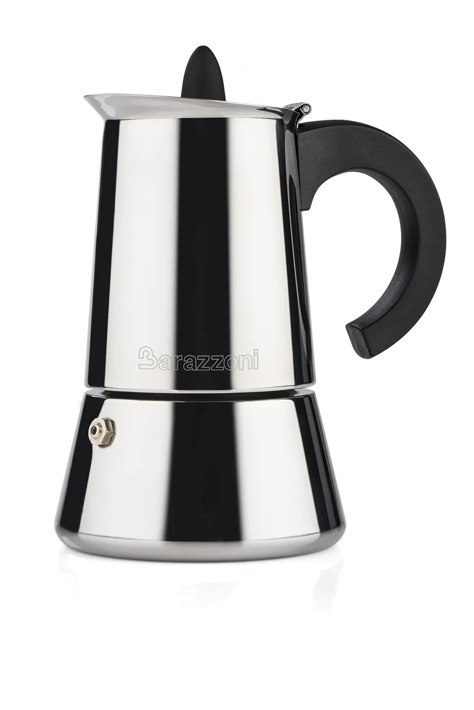 barazzoni-caffettiera-inox-2-tazze-certificata-aicaf-acciaio-inox-18-10-induzion image 1