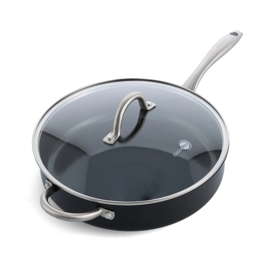 greenpan-prime-midnight-padella-alta-30-cm-4-8-lt-con-coperchio-alluminio-anodiz image 1