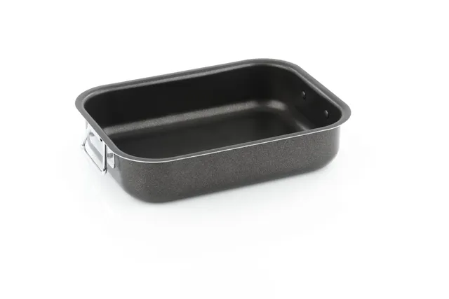 barazzoni-rostiera-lasagnera-25x18-cm-alluminio-rivestito-nero-made-in-italy image 1
