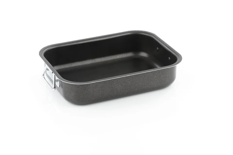barazzoni-rostiera-lasagnera-25x18-cm-alluminio-rivestito-nero-made-in-italy image 1