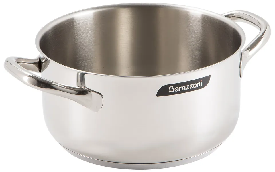 barazzoni-chef-line-casseruola-2-manici-22-cm-3-8-litri-acciaio-inox-18-10-tripl image 1