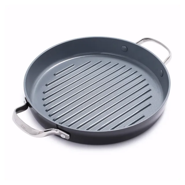 greenpan-valencia-pro-padella-grill-rotonda-28-cm-ceramica-anodizzata-dura-senza image 1