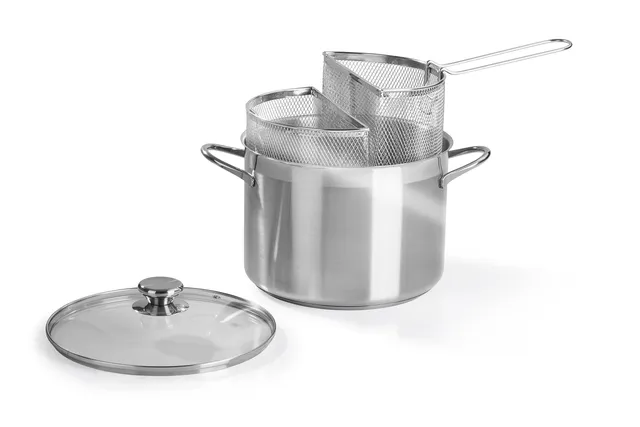 barazzoni-spaghettiere-doppio-cestello-24-cm-7-25-lt-acciaio-inox-18-10-triplo-f image 1