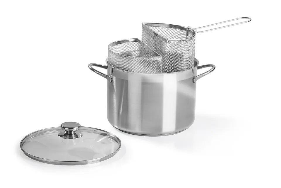 barazzoni-spaghettiere-doppio-cestello-24-cm-7-25-lt-acciaio-inox-18-10-triplo-f image 1
