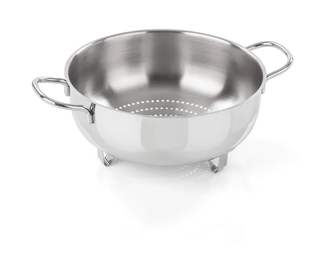 barazzoni-gli-speciali-colapasta-22-cm-acciaio-inox-18-10-maniglie-tubolari-made image 1