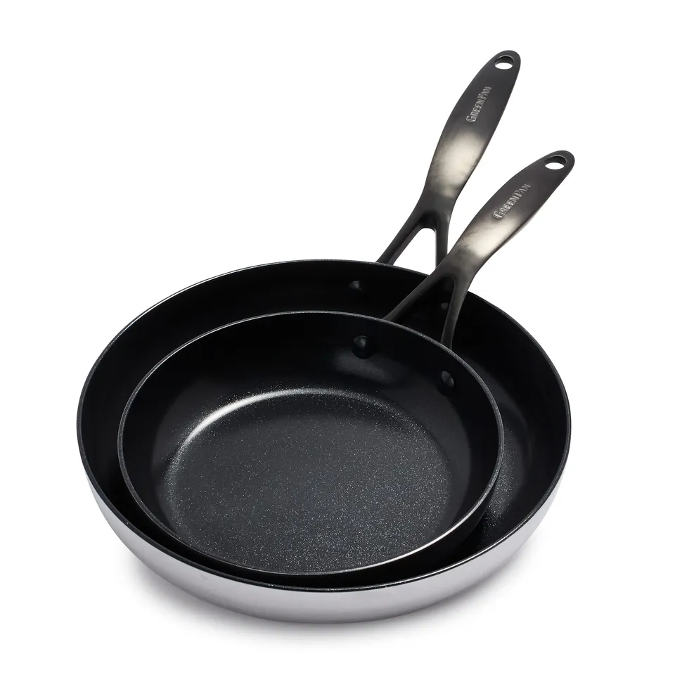 greenpan-venice-pro-noir-tri-ply-set-2-padelle-20-cm-e-26-cm-acciaio-inox-tri-pl image 1