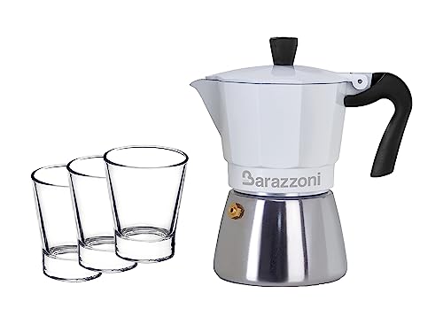 barazzoni-set-colazione-con-moka-ibrida-3-tazze-per-induzione-e-3-tazze-in-vetro image 6