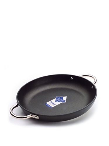 risoli-professionale-paellera-tegame-antiaderente-28-cm-alluminio-fuso-6-mm-mani image 2
