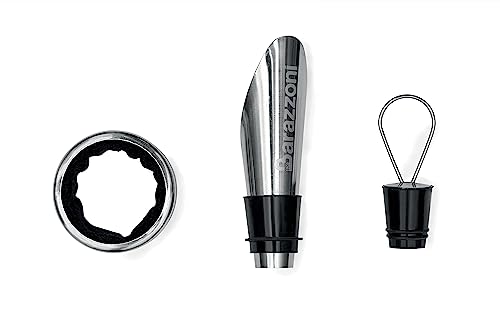 barazzoni-set-vino-basic-2-pezzi-cavatappi-professionale-a-leva-e-salvagoccia-pe image 8
