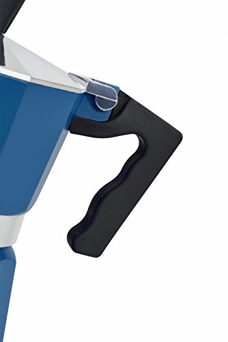 barazzoni-caffettiera-moka-1-tazza-in-alluminio-colore-blu-approvata-dai-maestri image 3