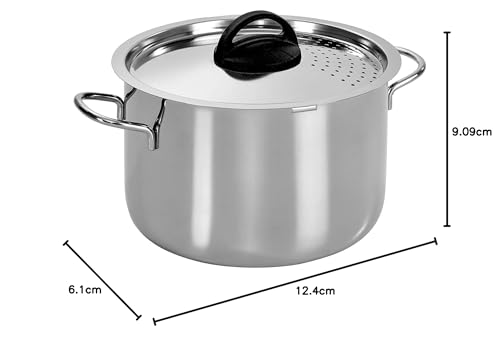 barazzoni-scola-veloce-22-cm-pentola-scolapasta-3-in-1-acciaio-inox-18-10-made-i image 8