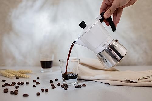 barazzoni-set-colazione-con-moka-ibrida-3-tazze-per-induzione-e-3-tazze-in-vetro image 8