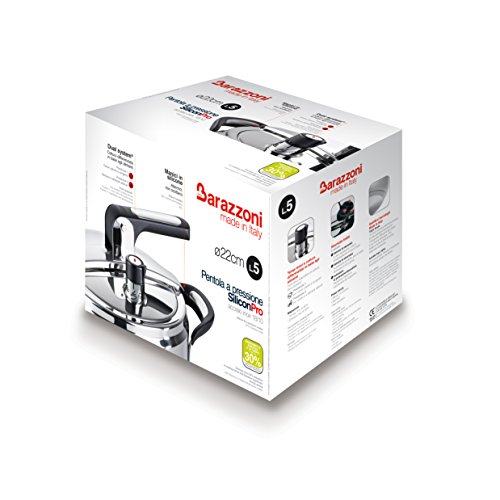 barazzoni-silicon-pro-pentola-a-pressione-5-l-22-cm-in-acciaio-inox-18-10-con-du image 7