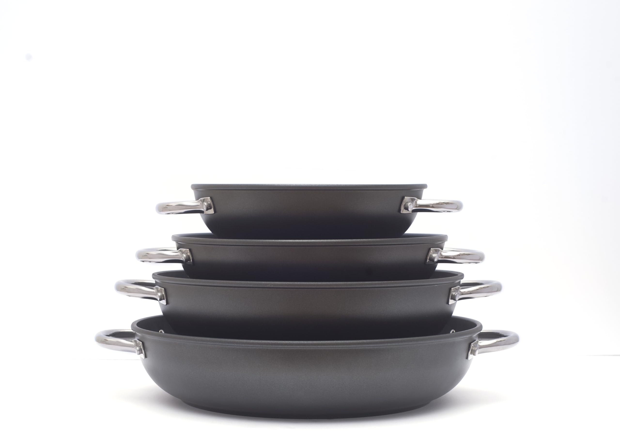 risoli-professionale-tegame-svasato-antiaderente-24-cm-manici-in-acciaio-inox-18 image 4