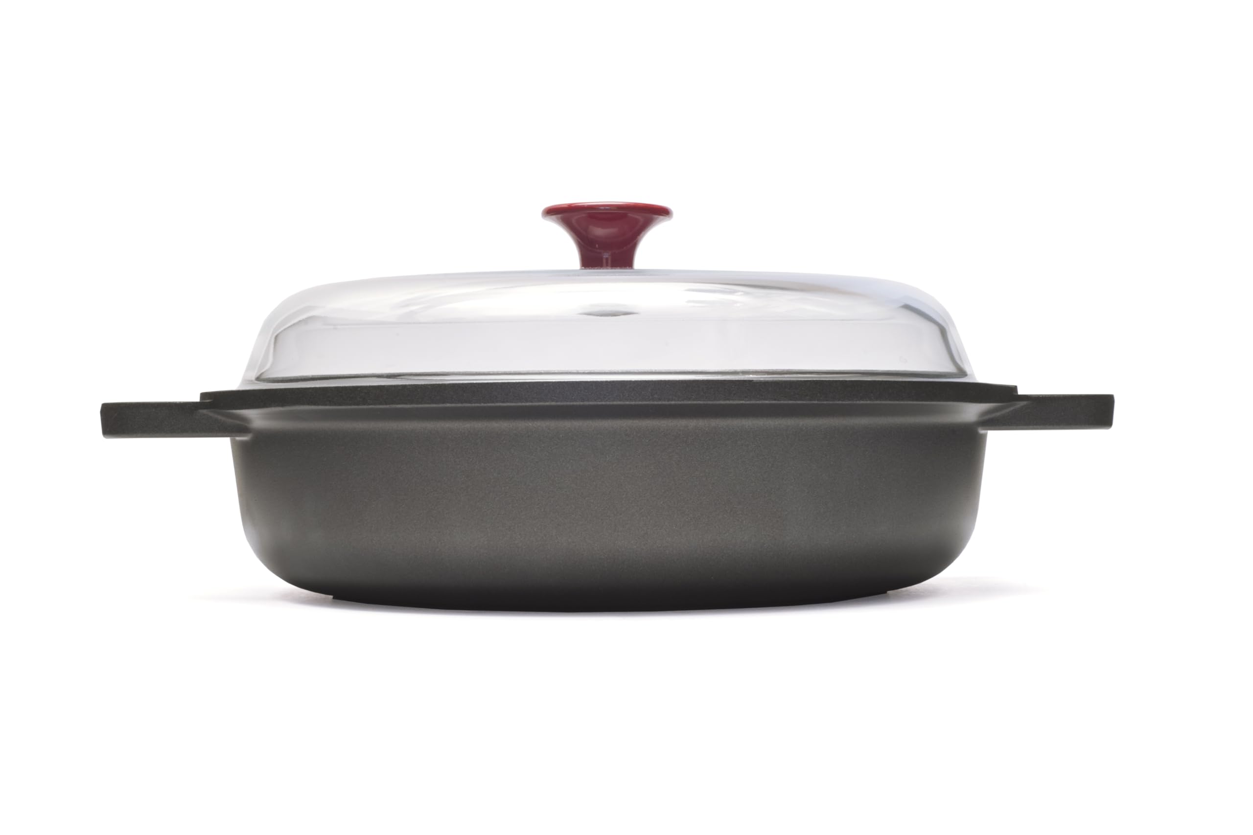 risoli-vinum-tegame-antiaderente-20-cm-con-coperchio-in-vetro-borosilicato-allum image 2