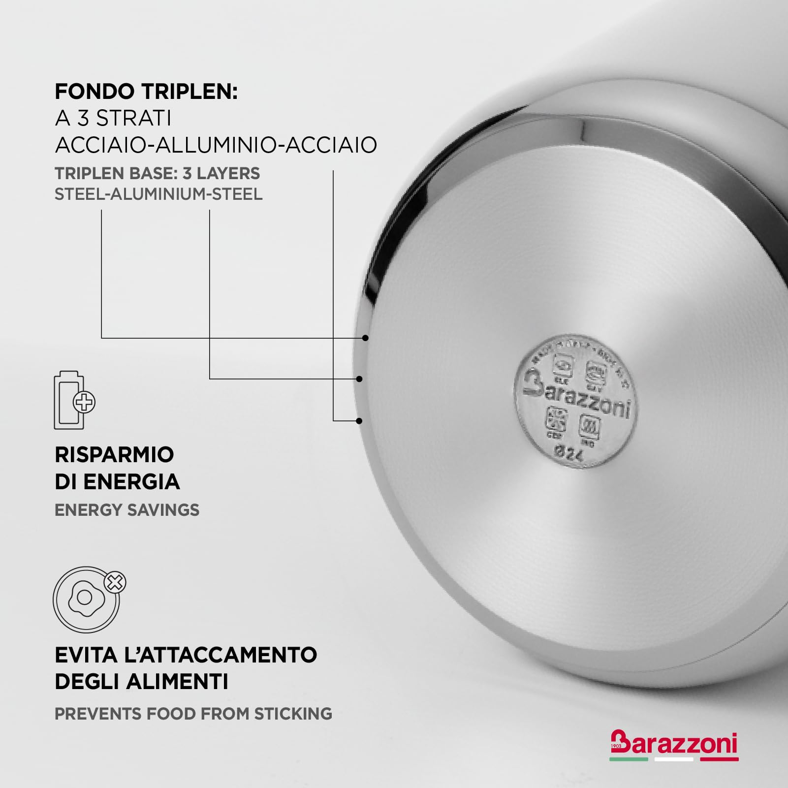barazzoni-basic-pentola-a-pressione-5-litri-22-cm-in-acciaio-inox-18-10-con-bloc image 3