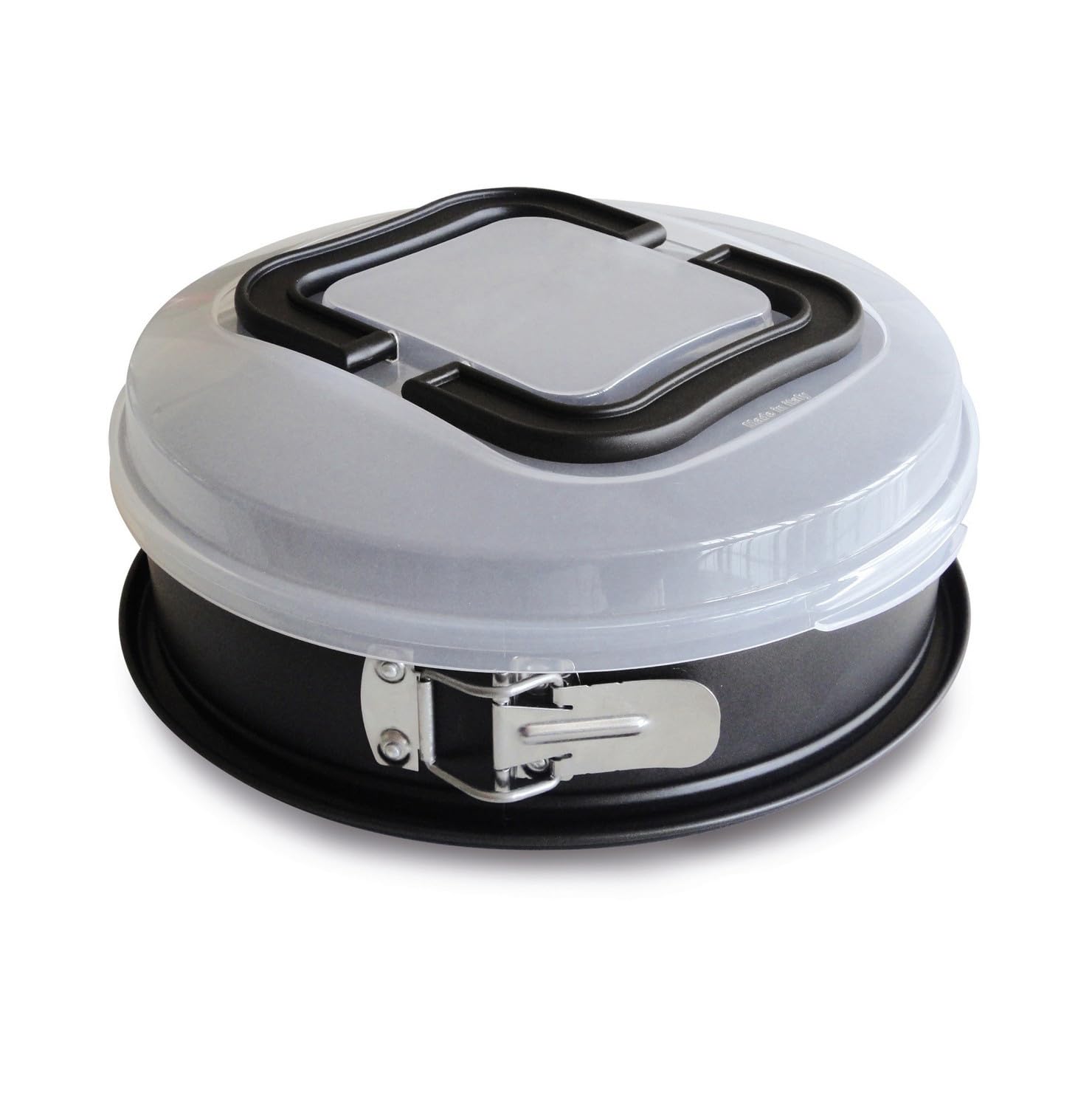 barazzoni-tortiera-apribile-26-cm-con-coperchio-stampo-tondo-carbon-steel-antiad image 1