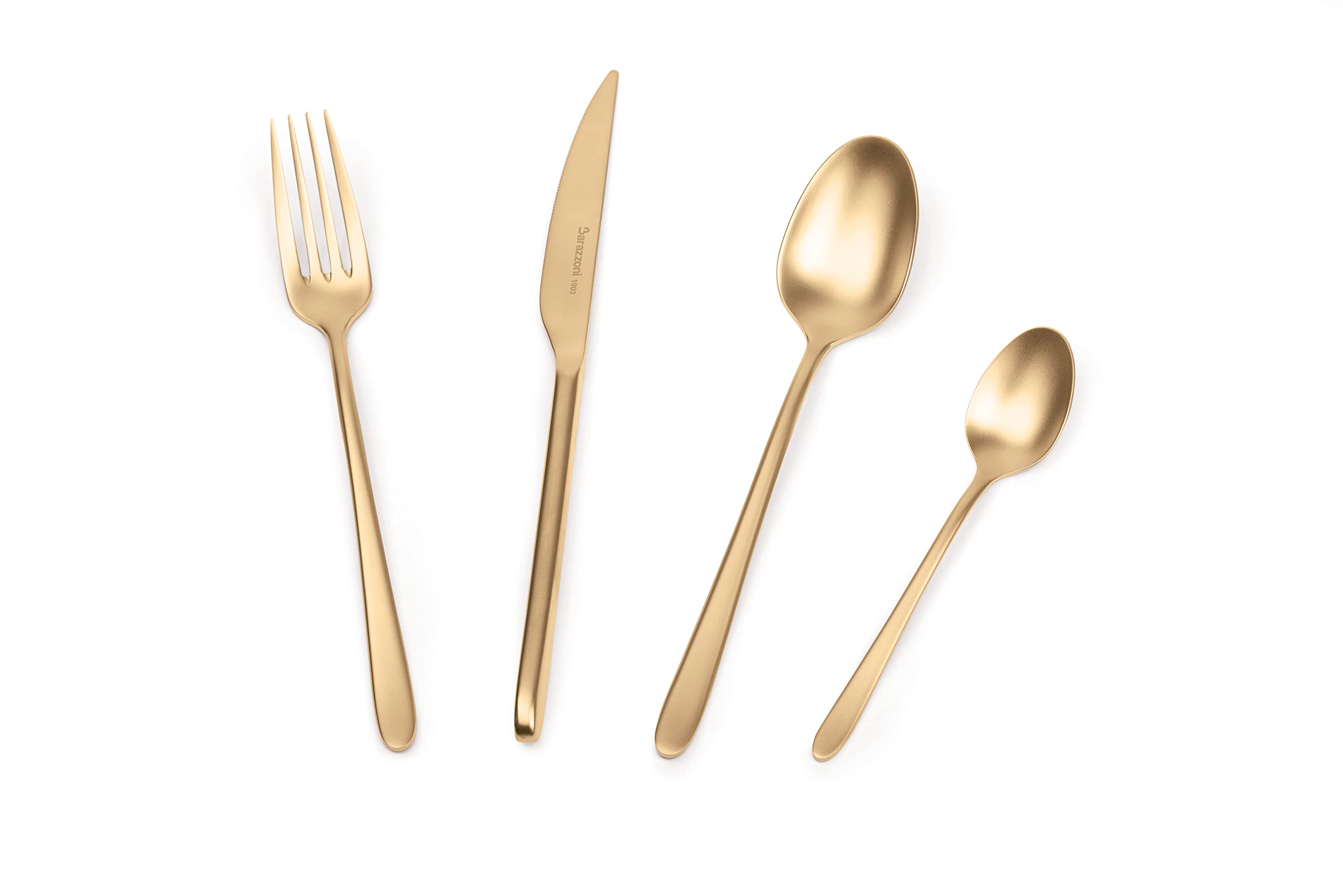 barazzoni-malachite-oro-set-24-posate-da-tavola-per-6-persone-acciaio-inox-18-10 image 1