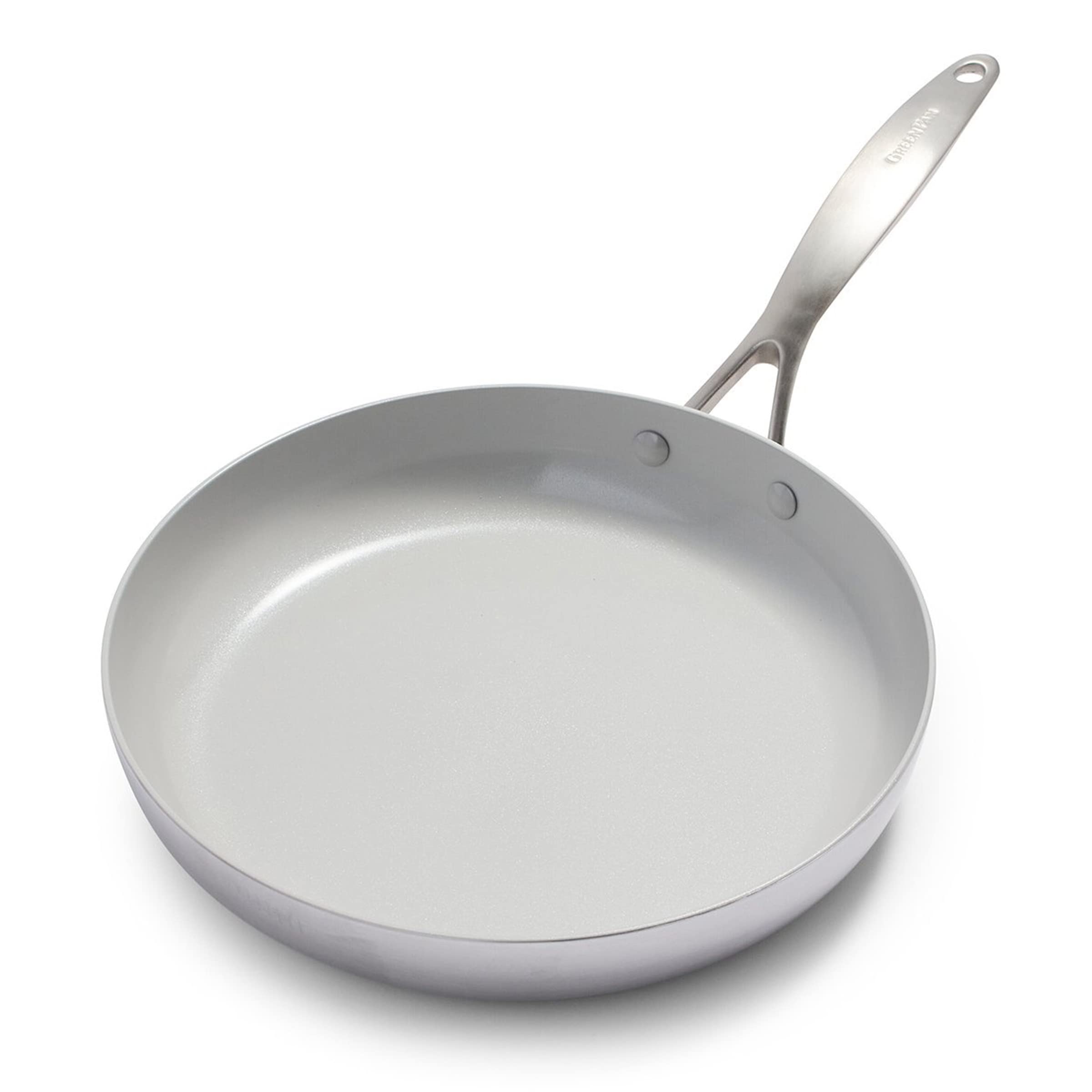 greenpan-venice-pro-tri-ply-padella-28-cm-antiaderente-ceramico-senza-pfas-accia image 1