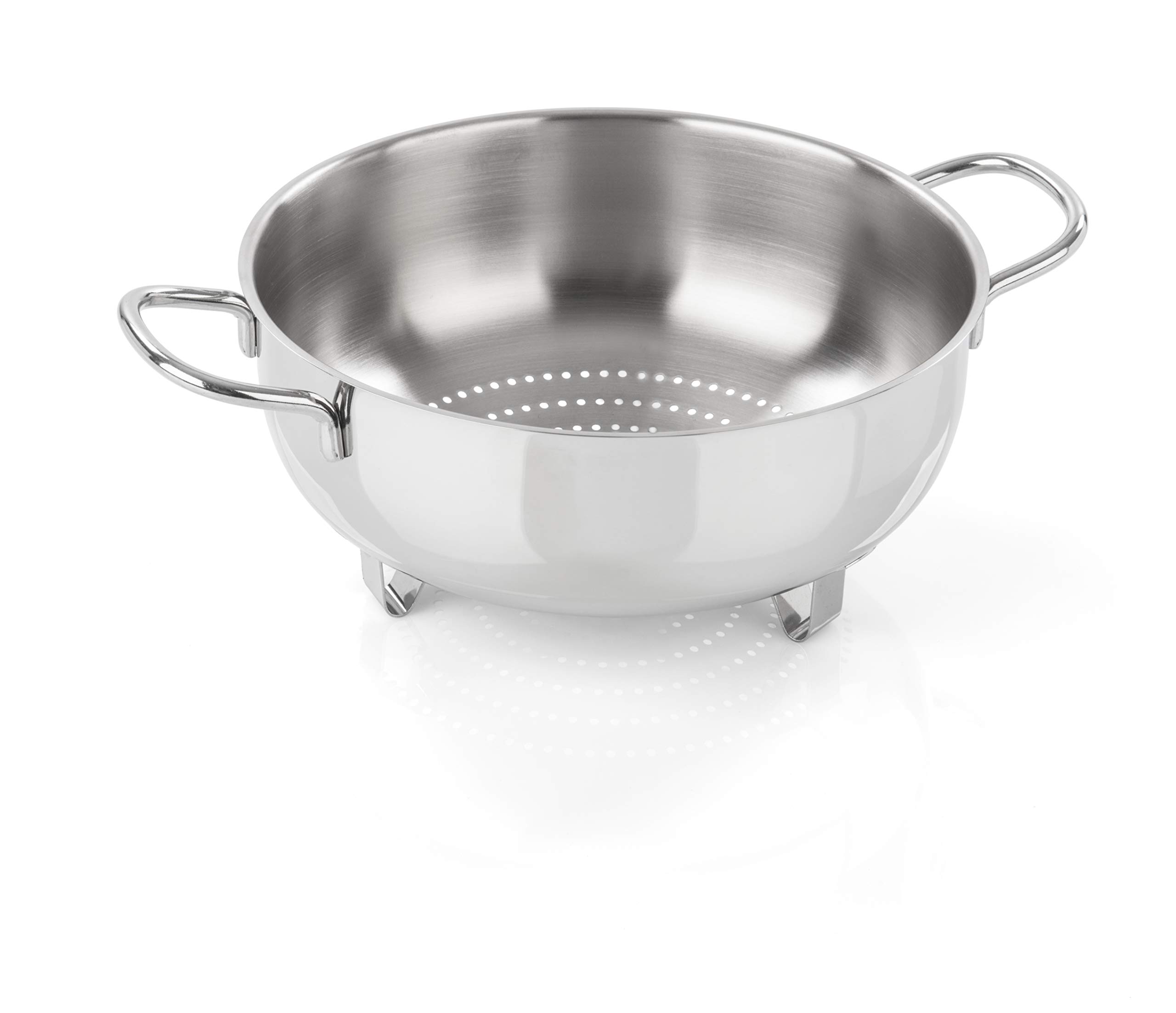 barazzoni-gli-speciali-colapasta-22-cm-acciaio-inox-18-10-maniglie-tubolari-made image 1