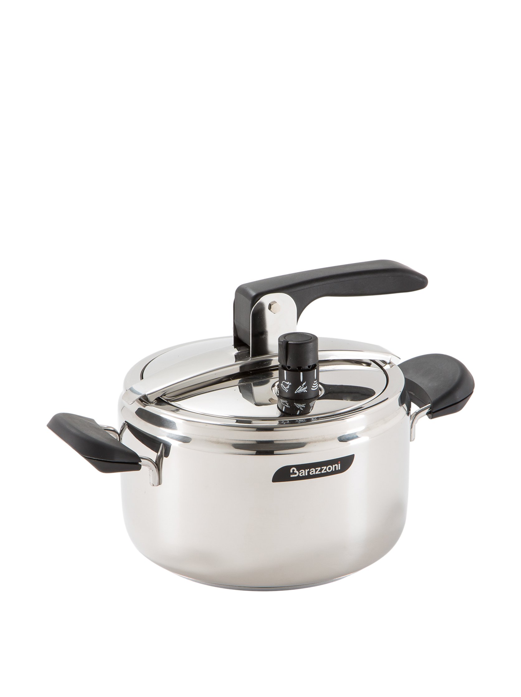 barazzoni-rapida-pentola-a-pressione-7-litri-22-cm-in-acciaio-inox-18-10-con-dua image 1