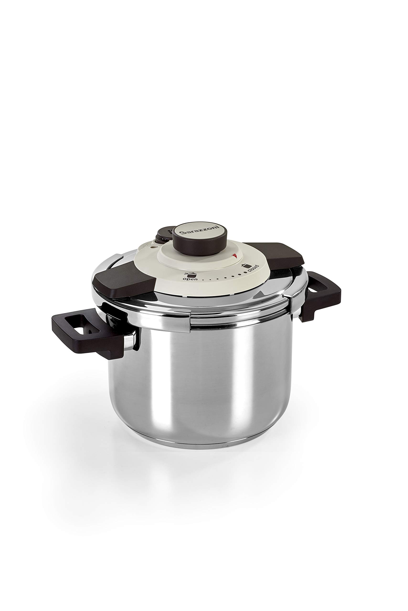 barazzoni-dual-system-facile-pentola-a-pressione-6-litri-22-cm-acciaio-inox-18-1 image 1
