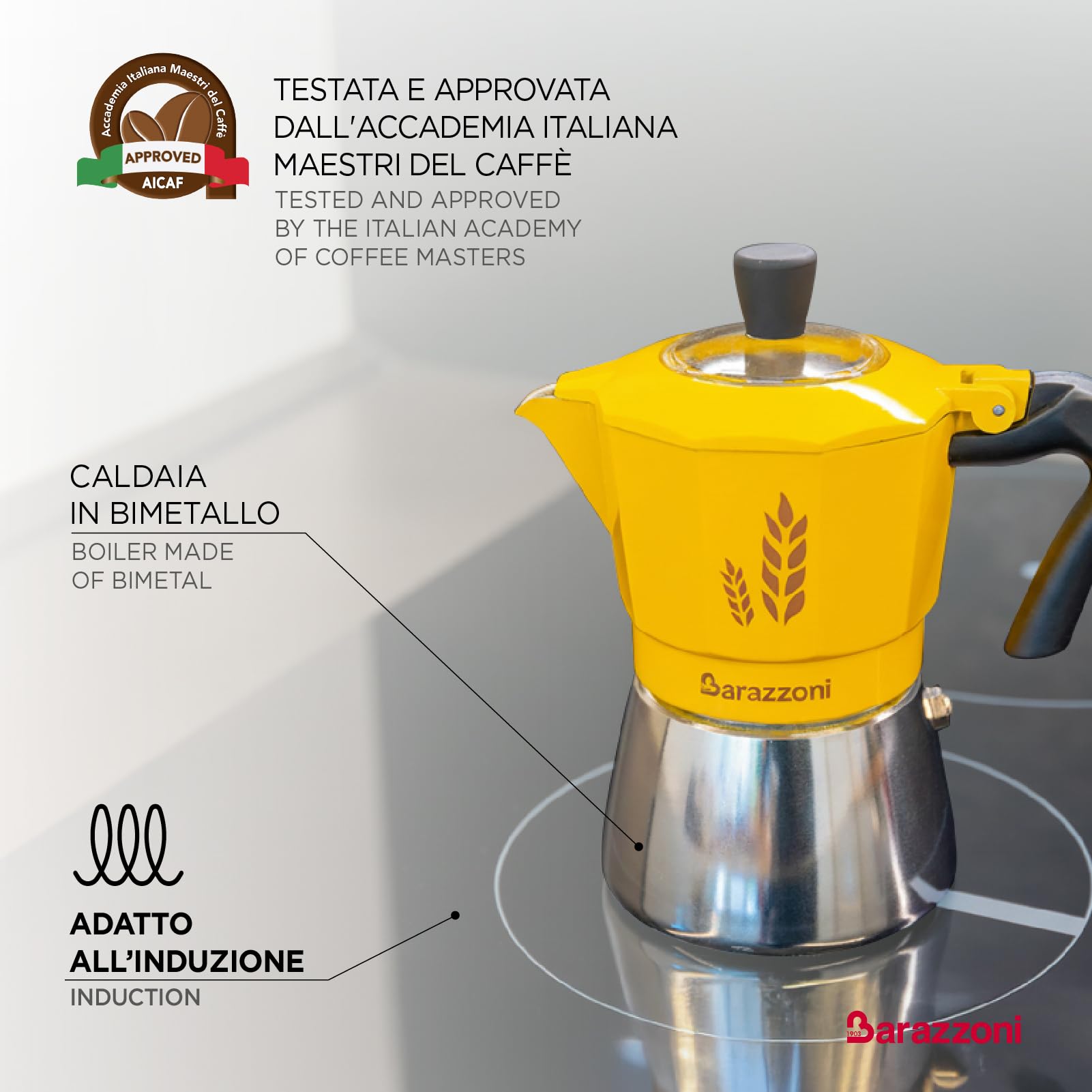 barazzoni-orziera-2-tazze-caldaia-bimetallo-acciaio-alluminio-per-caff-d-orzo-ce image 3