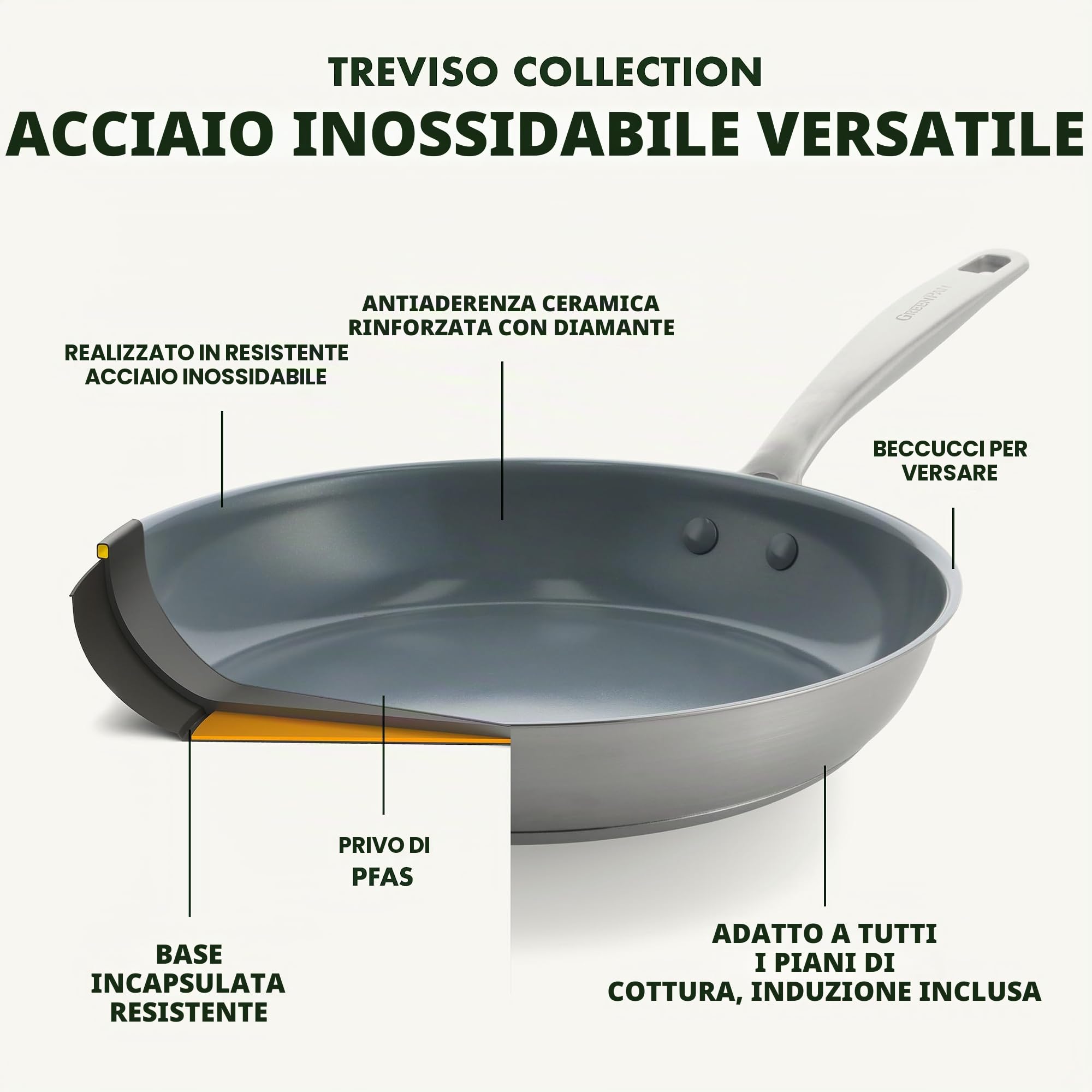 greenpan-treviso-padella-30-cm-con-coperchio-in-acciaio-inox-antiaderente-cerami image 3
