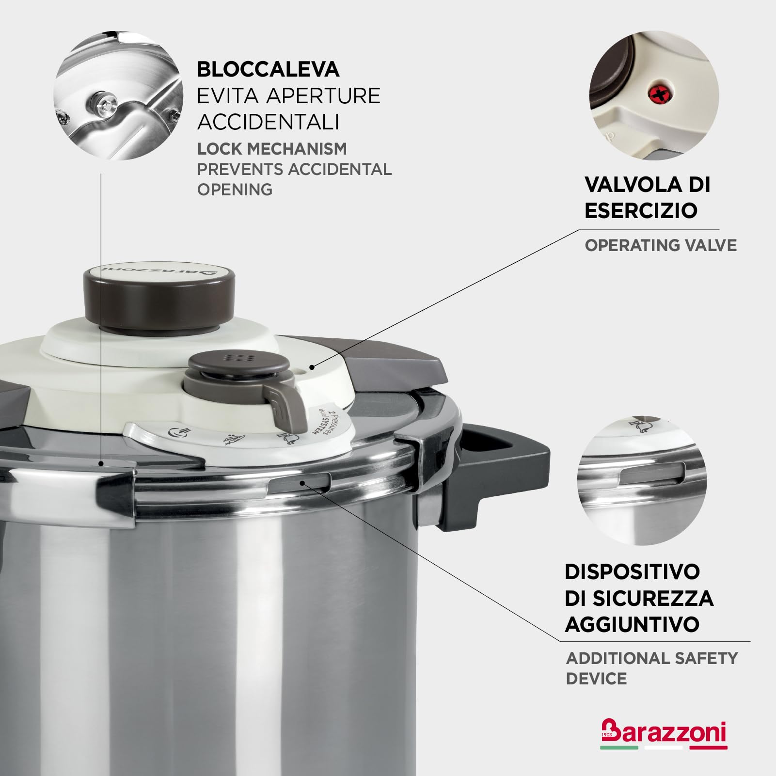 barazzoni-dual-system-facile-pentola-a-pressione-6-litri-22-cm-acciaio-inox-18-1 image 7