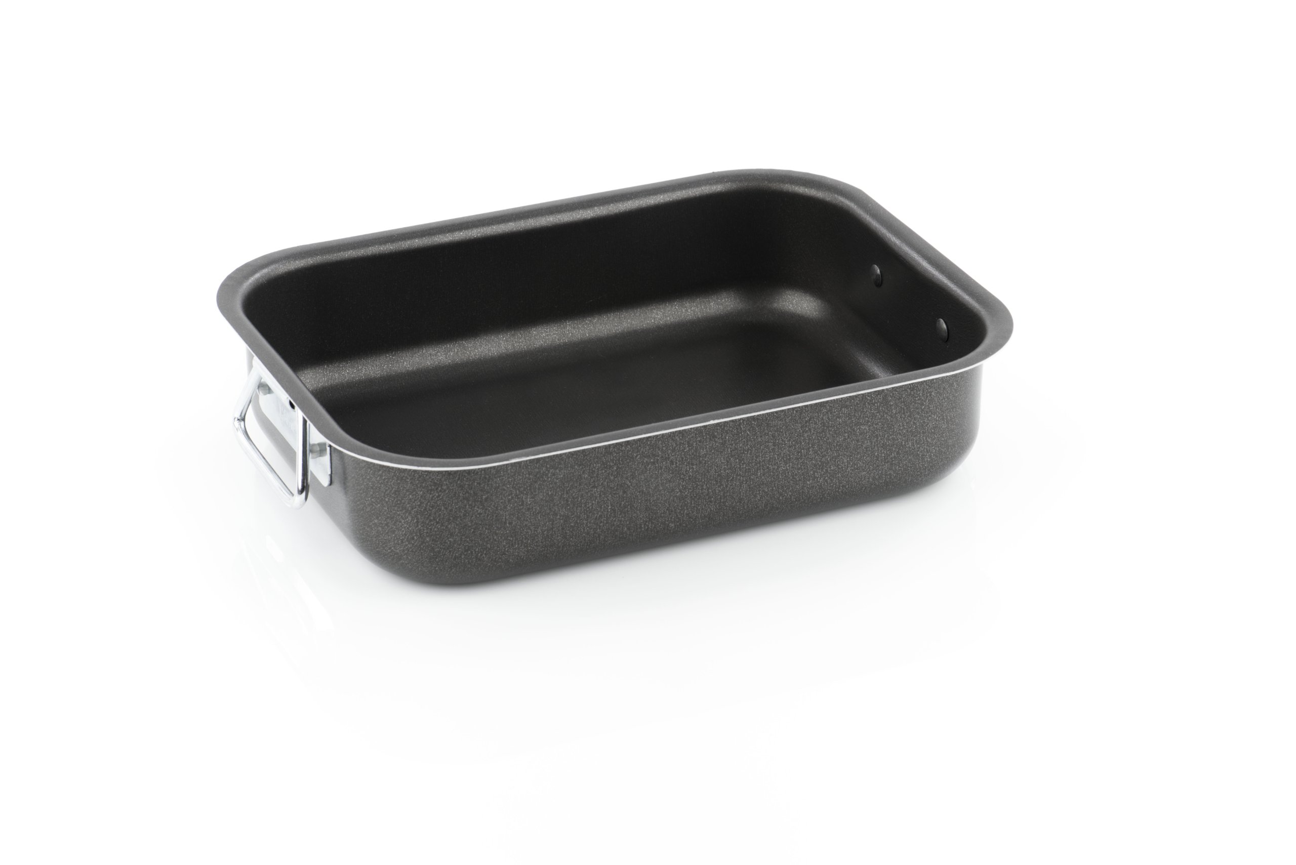 barazzoni-rostiera-lasagnera-25x18-cm-alluminio-rivestito-nero-made-in-italy image 1