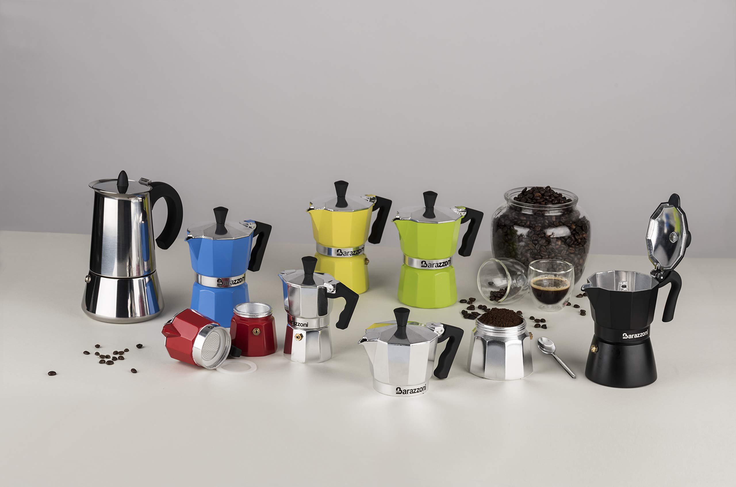 barazzoni-la-caffettiera-deluxe-nera-3-tazze-alluminio-certificato-alimentare-gu image 7