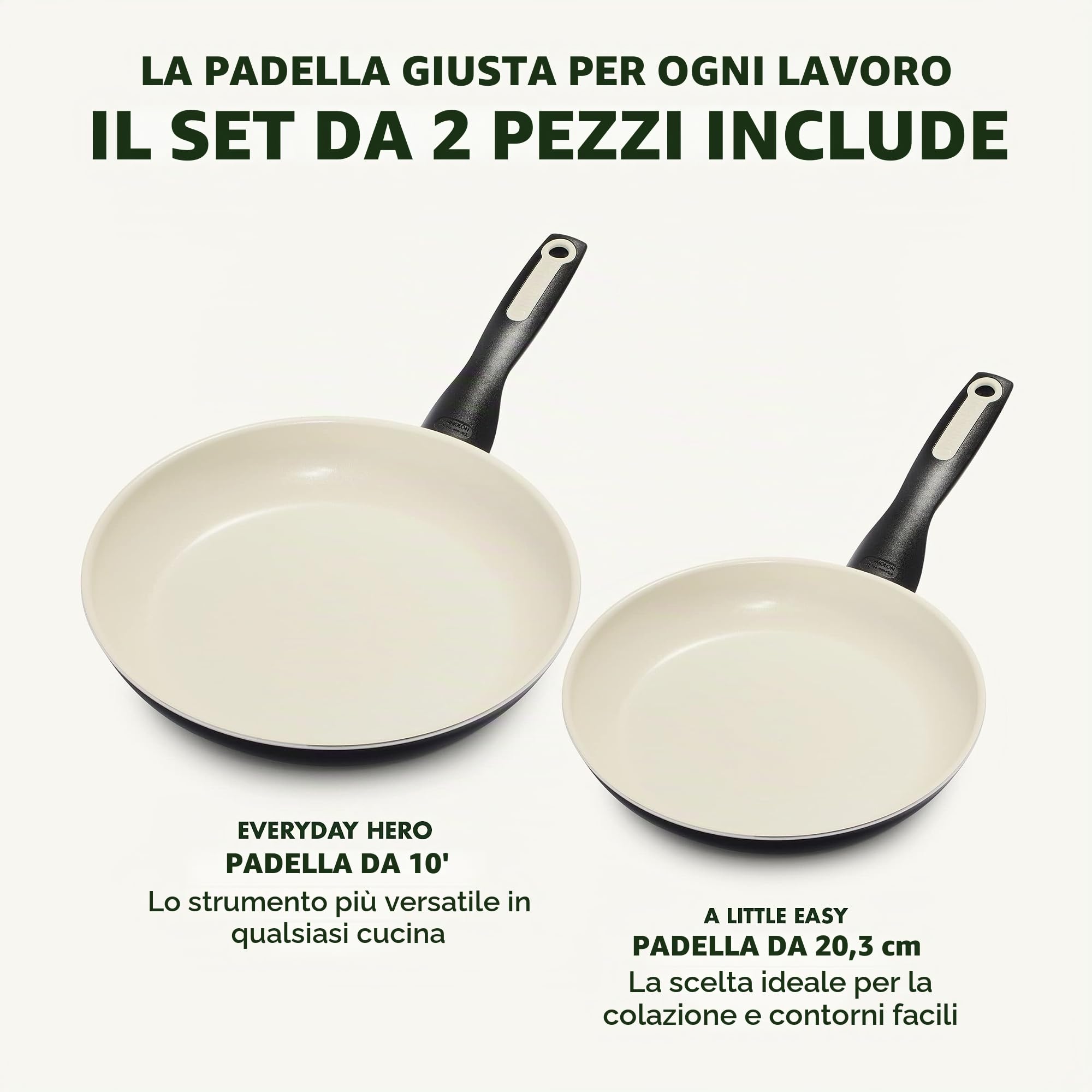 greenpan-rio-set-2-padelle-antiaderenti-in-ceramica-20-e-26-cm-senza-pfas-manico image 2