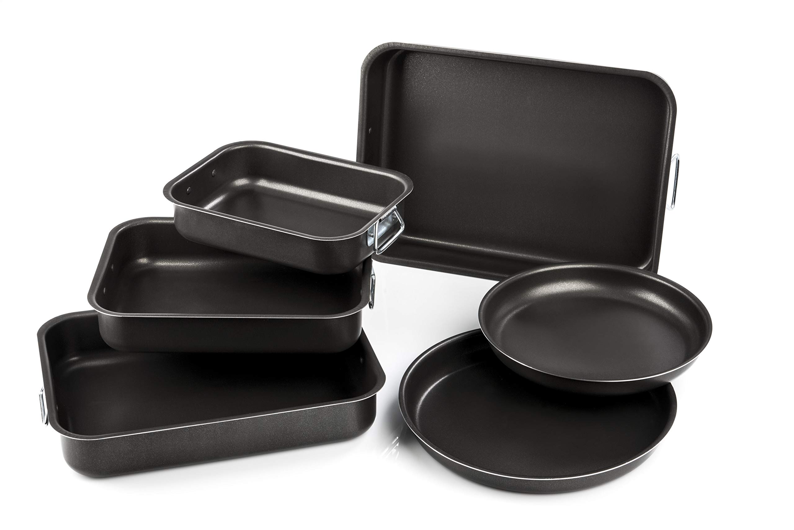 barazzoni-rostiera-lasagnera-25x18-cm-alluminio-rivestito-nero-made-in-italy image 2