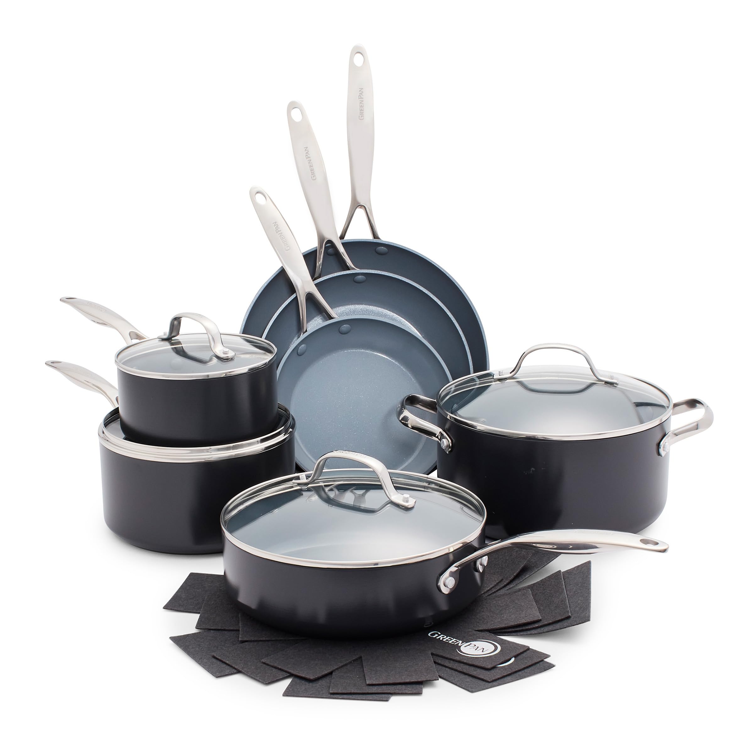 greenpan-valencia-pro-set-pentole-e-padelle-antiaderenti-in-ceramica-diamantata- image 1