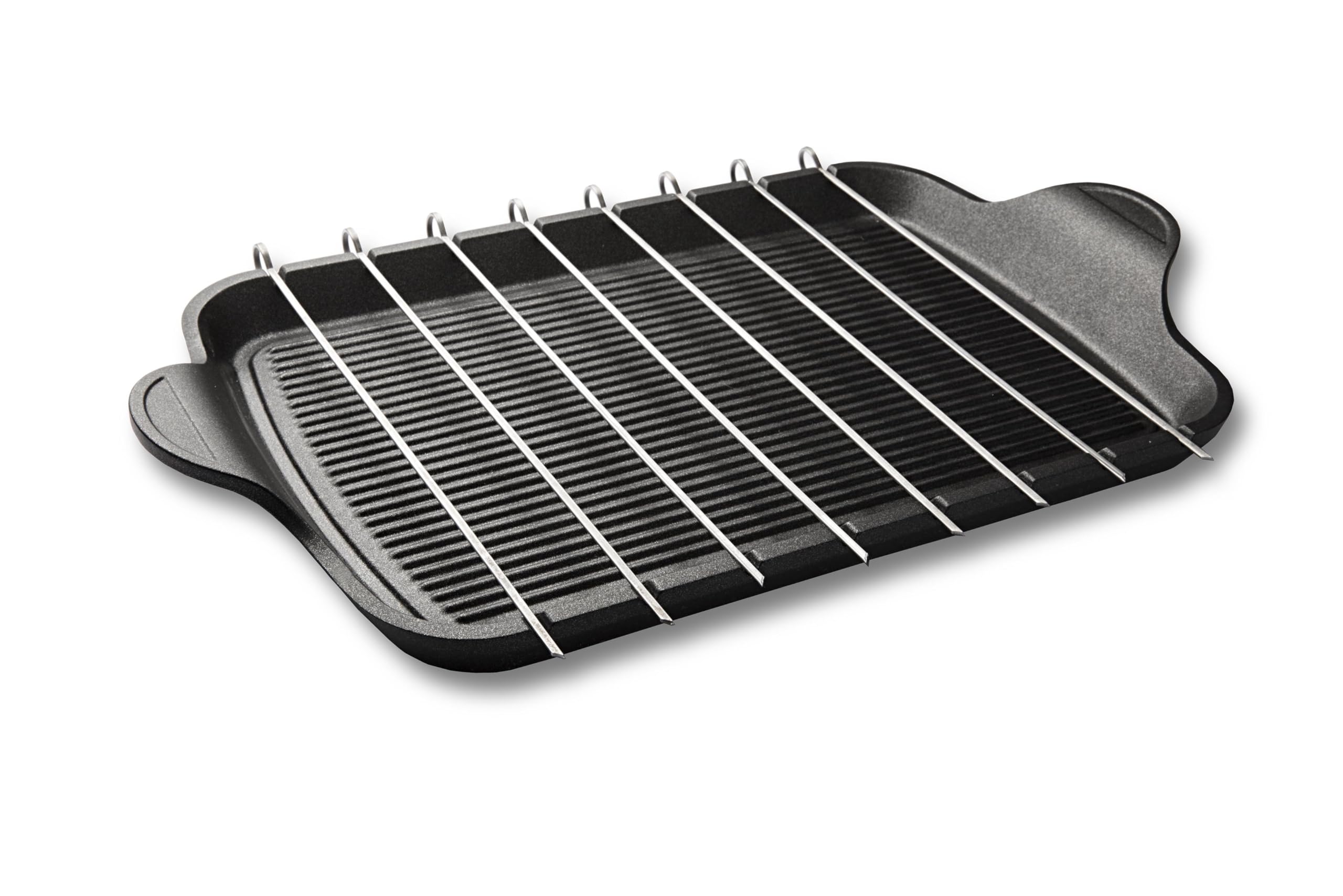 risoli-explora-piastra-brochette-grill-43x26-cm-con-8-spiedini-in-acciaio-allumi image 1