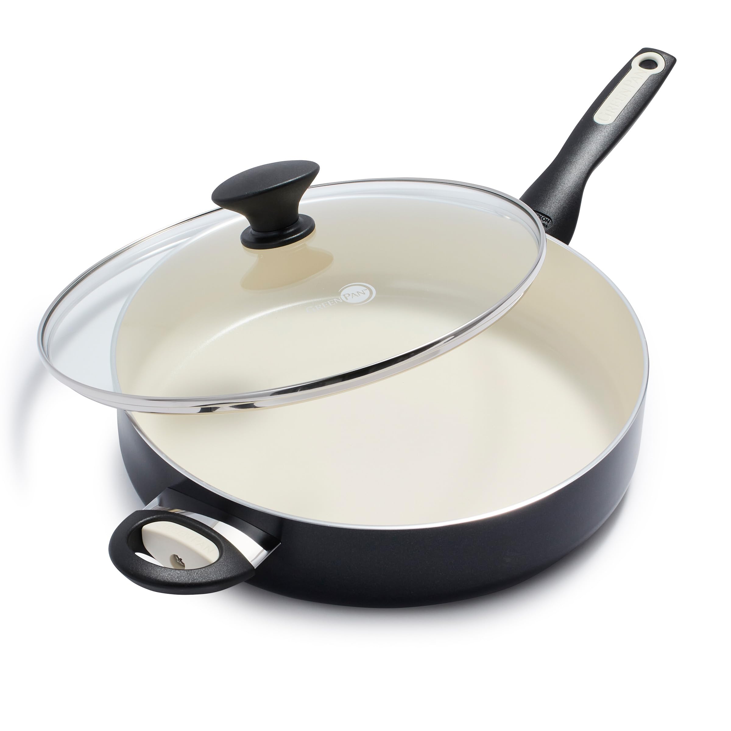 greenpan-rio-padella-saut-antiaderente-in-ceramica-senza-pfas-30-cm-4-8-l-con-co image 1