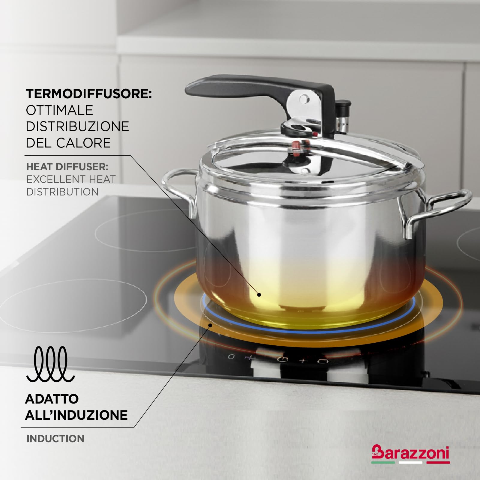 barazzoni-basic-pentola-a-pressione-5-litri-22-cm-in-acciaio-inox-18-10-con-bloc image 4
