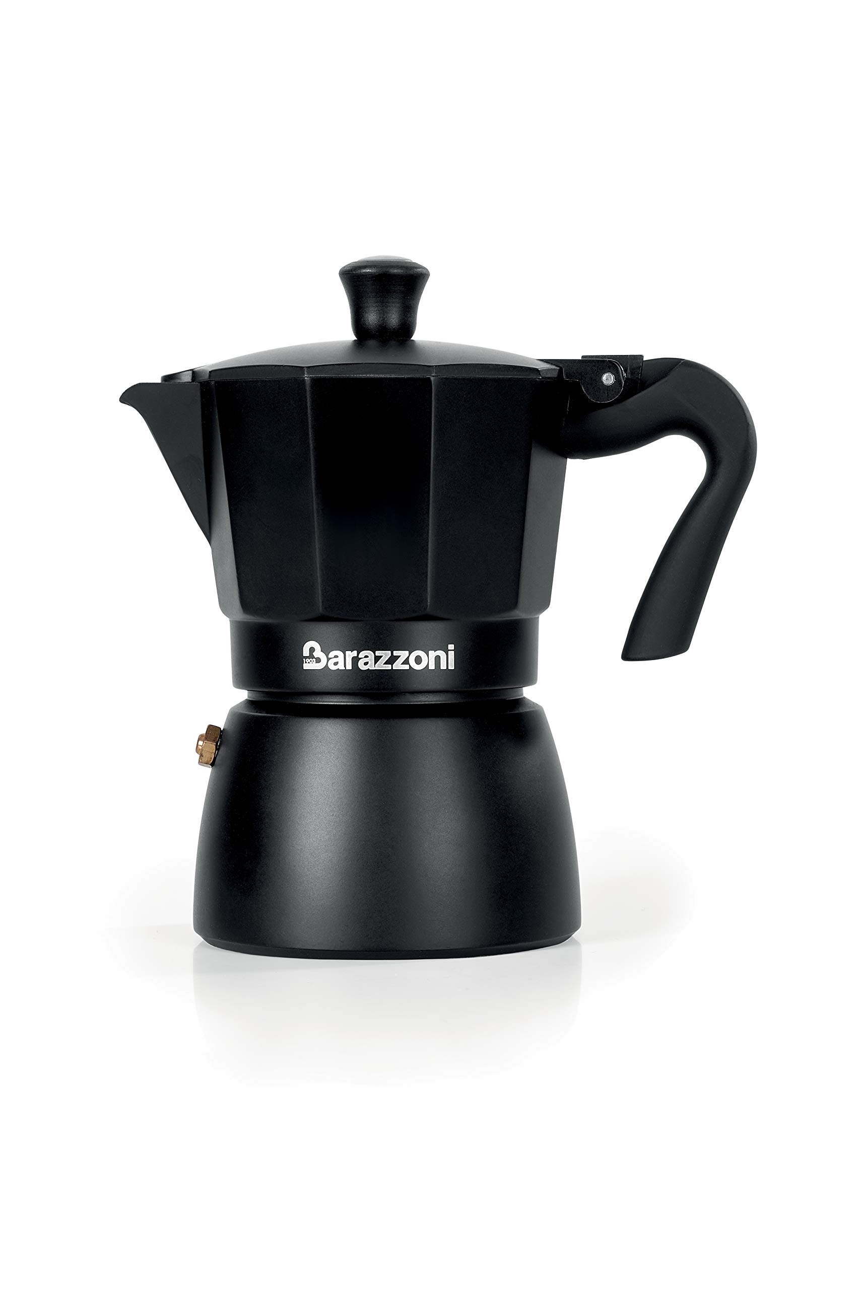 barazzoni-la-caffettiera-deluxe-nera-3-tazze-alluminio-certificato-alimentare-gu image 4