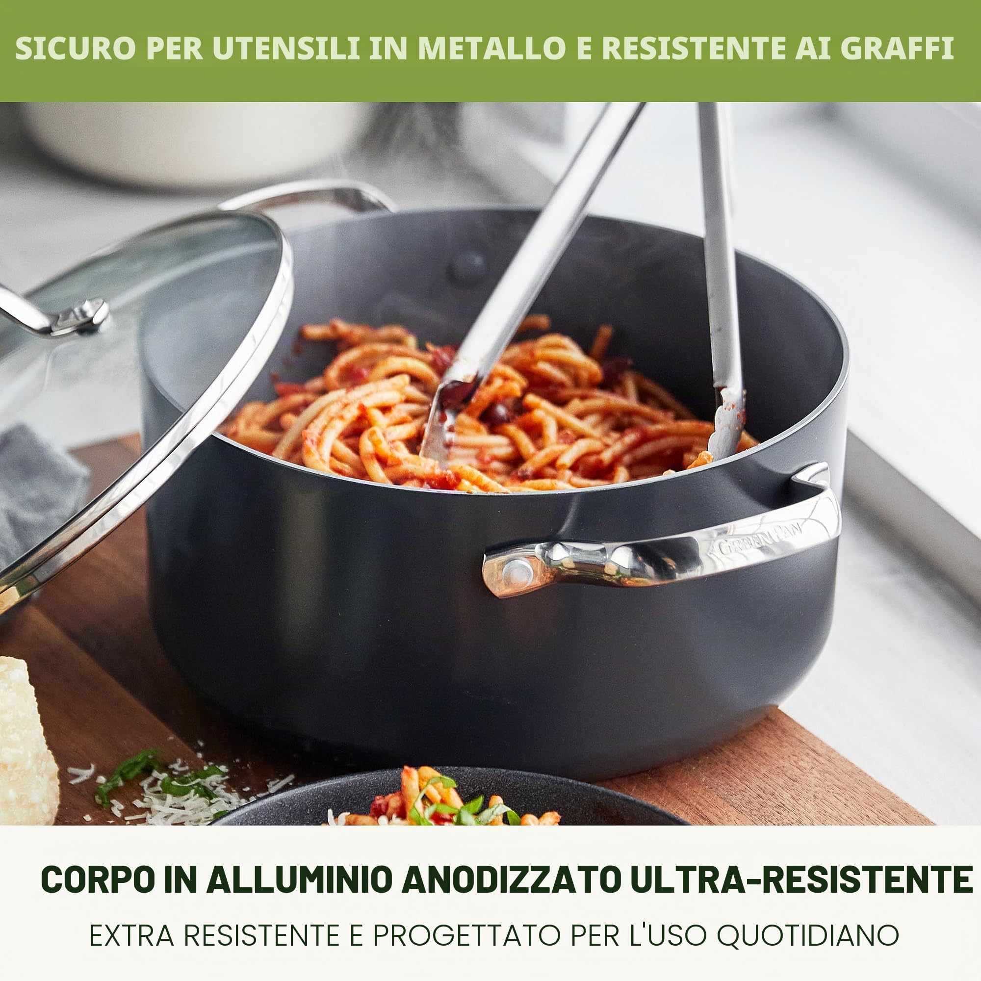 greenpan-valencia-pro-pentola-24-cm-con-coperchio-in-alluminio-anodizzato-duro-a image 5