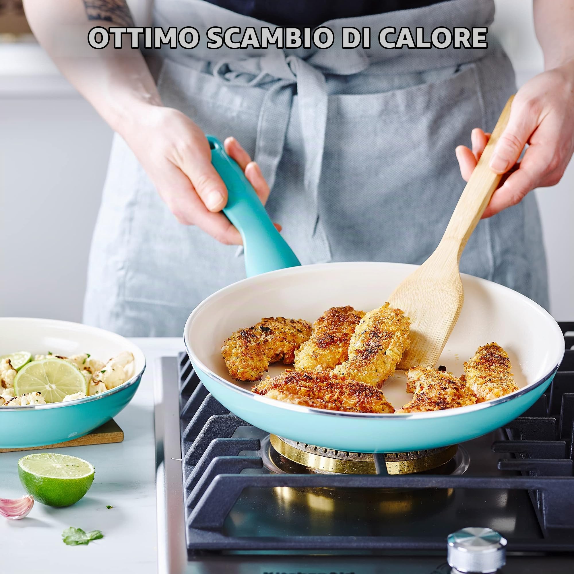 greenpan-rio-set-2-padelle-20-e-26-cm-antiaderente-ceramico-senza-pfas-alluminio image 6