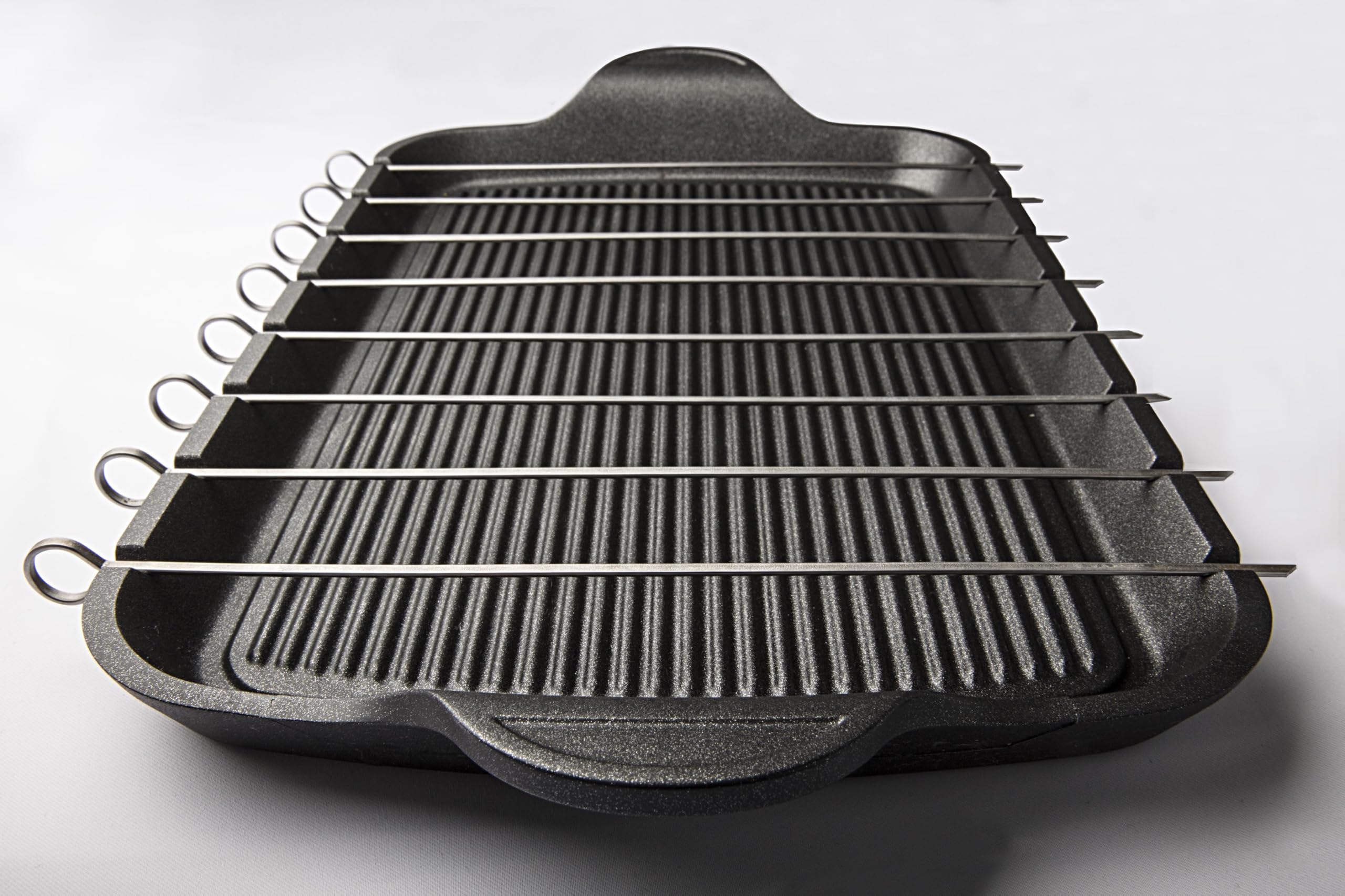 risoli-explora-piastra-brochette-grill-43x26-cm-con-8-spiedini-in-acciaio-allumi image 2