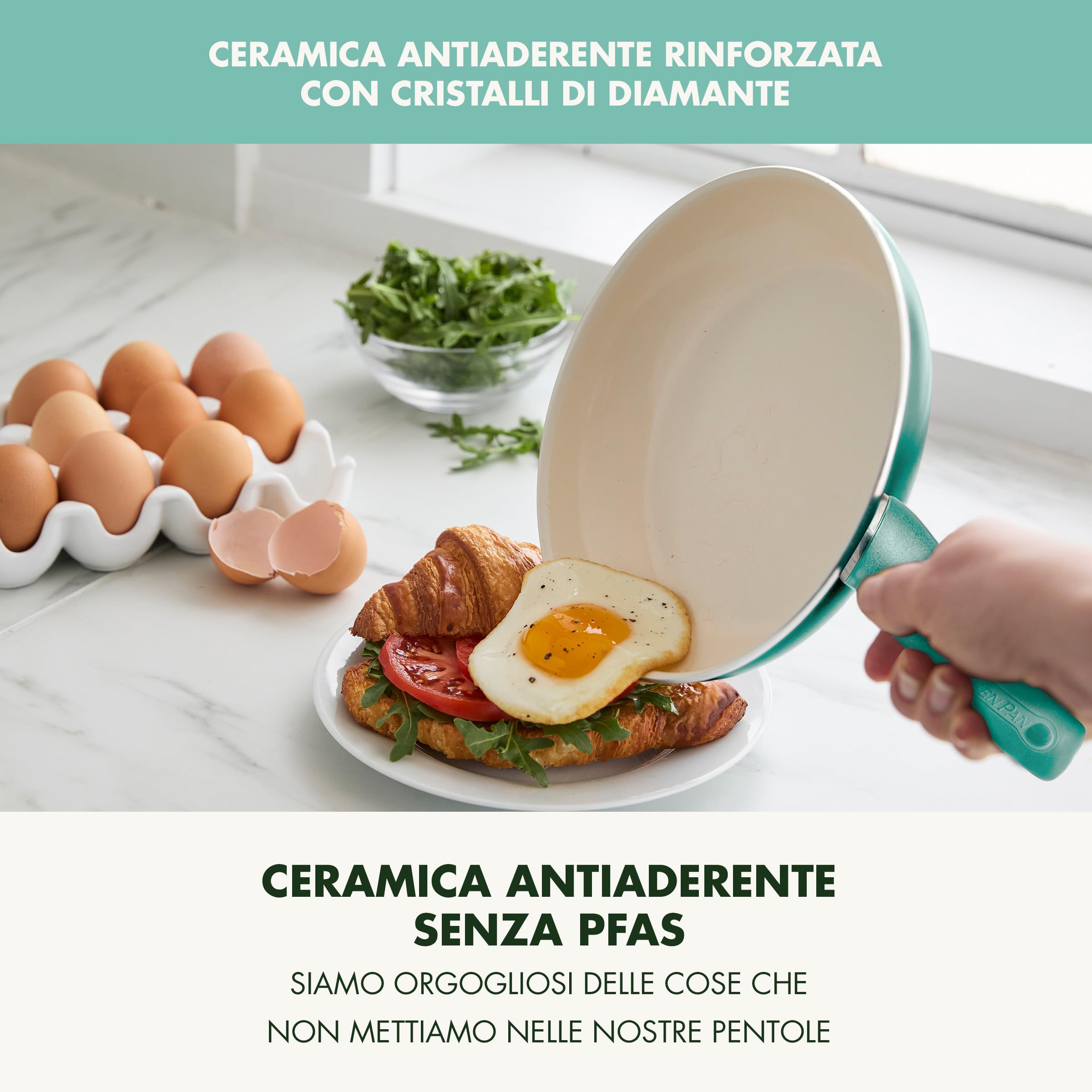 greenpan-rio-padella-antiaderente-in-ceramica-18-cm-thermolon-senza-pfas-rinforz image 2